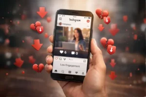 ضعف التفاعل على إنستغرام